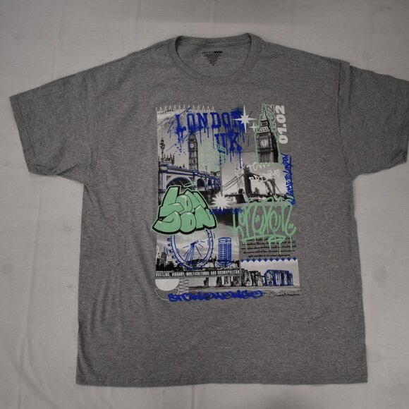 Fashion Nova Womens Plus Size Life In London Gray Shirt New 1X, 2X, 3X - Picture 3 of 5